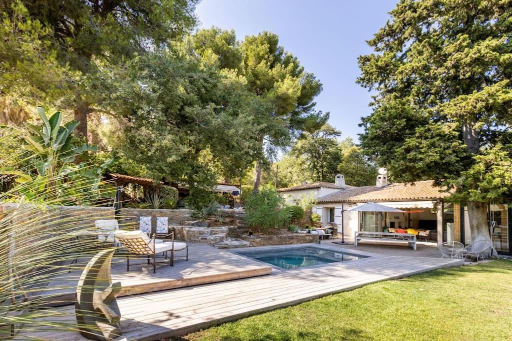 Villa Saint-Come, Du Grand Luxe A 1 Min De La Mer Hyères Exteriör bild