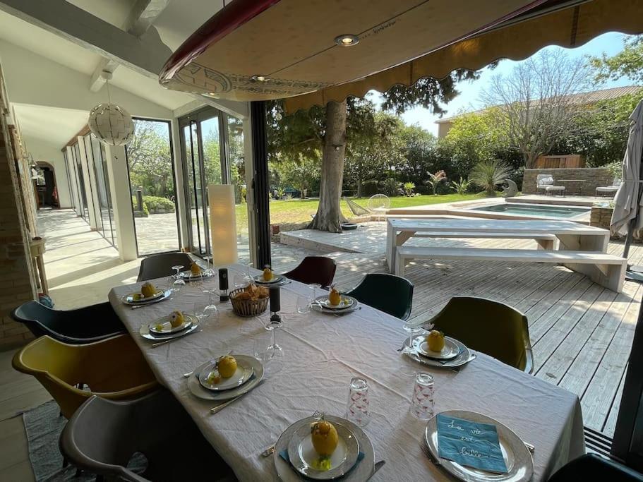 Villa Saint-Come, Du Grand Luxe A 1 Min De La Mer Hyères Exteriör bild