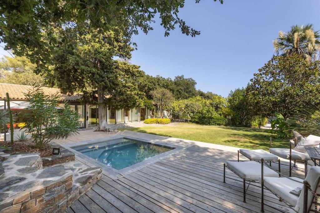 Villa Saint-Come, Du Grand Luxe A 1 Min De La Mer Hyères Exteriör bild